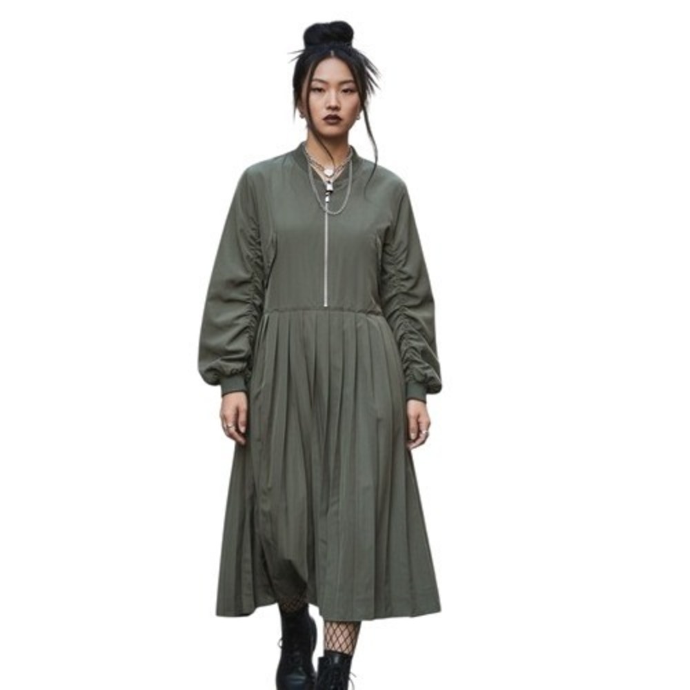 Korea Pippi Salon Women's size Medium Lagenlook Avaitor Ops  Goblincore Dress